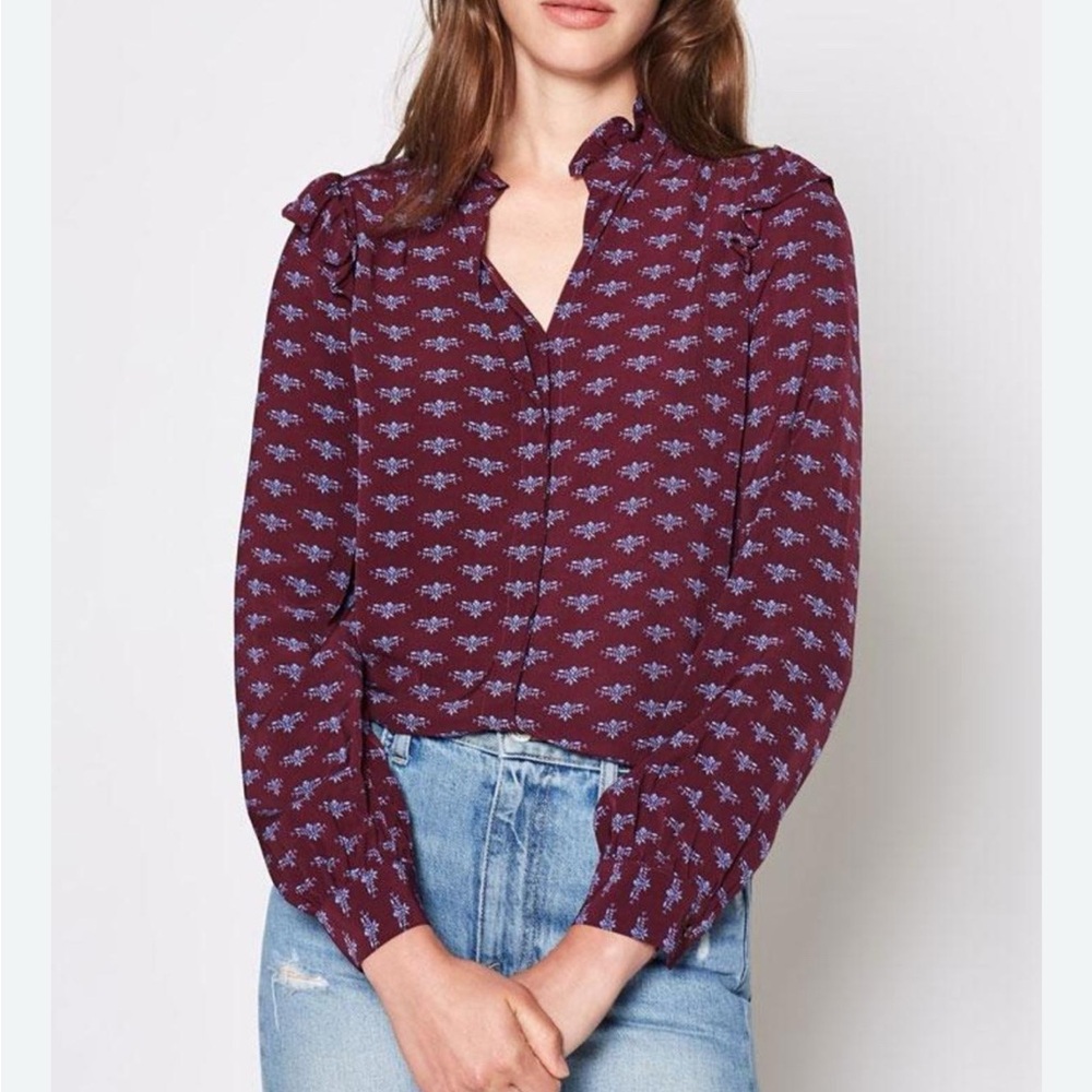 Joie Woman’s Mintee F Blouse in Size Large, perfect condition.
